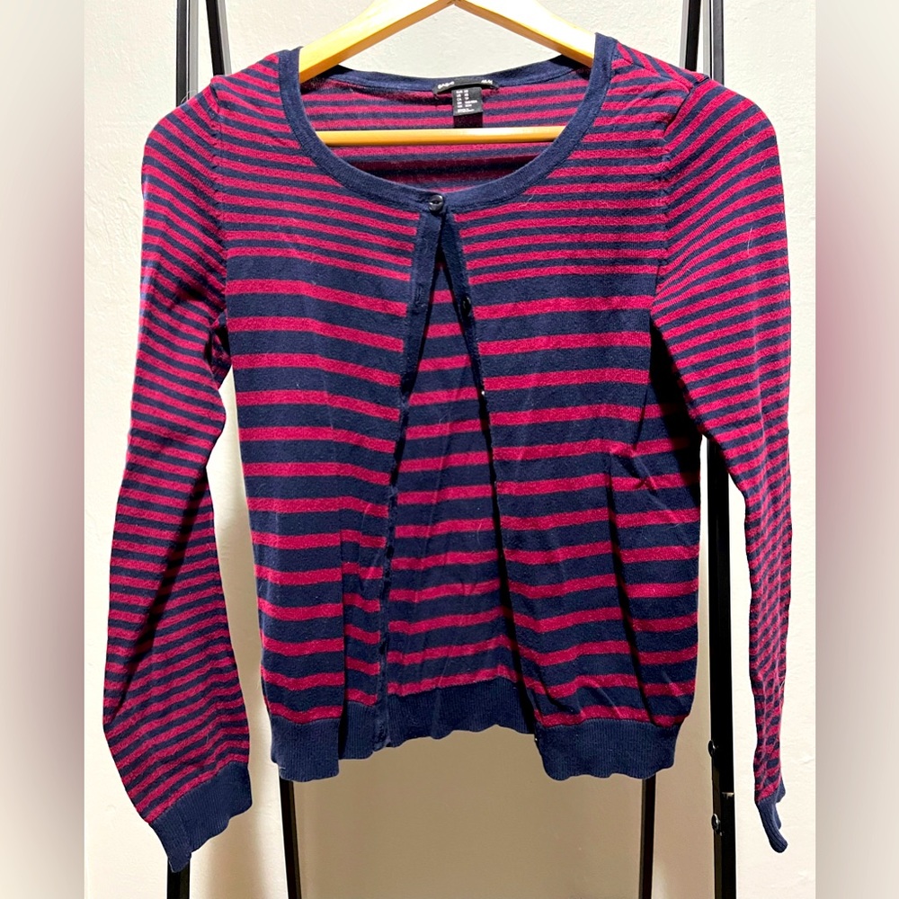 Striped cardigan